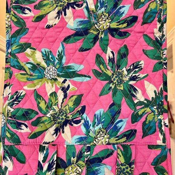 NWOT Vera Bradley Tropical Pink Paradise Makeup Travel & Crossbody Bag Set - Picture 5 of 9